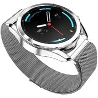mercury pasek mesh apple watch 42/44/45mm srebrny/silver