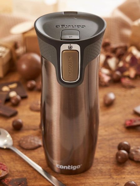 Kubek termiczny Contigo West Loop 2.0 470ml - Latte zdjęcie 6