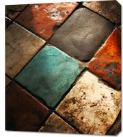 Obraz 60x70cm Ceramiczna Kompozycja