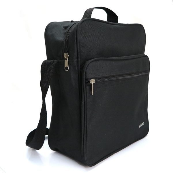 torba męska z nylonu marki vimax - czarna zdjęcie 2