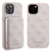 Zestaw Guess GUBPM5P15S4GEMGP iPhone 15 6.1" hardcase + Powerbank 5000mAh