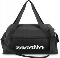 Torba sportowa męska damska na siłownie czarna lekka torba podróżna ZAGATTO