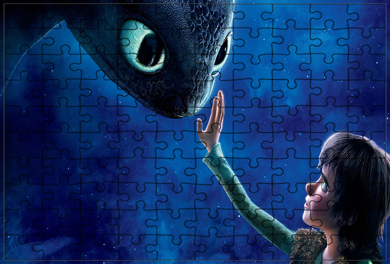 Puzzle Jak Wytresować Smoka zdjęcie 1