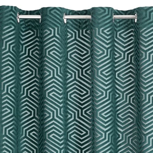 Zasłona gotowa na przelotkach INGA 140x250 Pierre Cardin turkusowa na Arena.pl