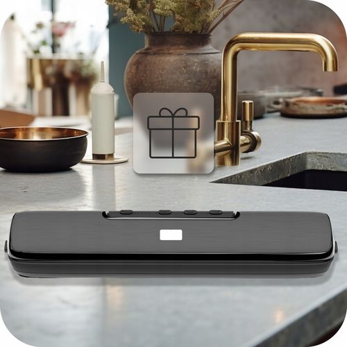 ZGRZEWARKA PRÓŻNIOWA DO ŻYWNOŚCI PAKOWARKA O MOCY 135W + ZESTAW WORKÓW XXL na Arena.pl