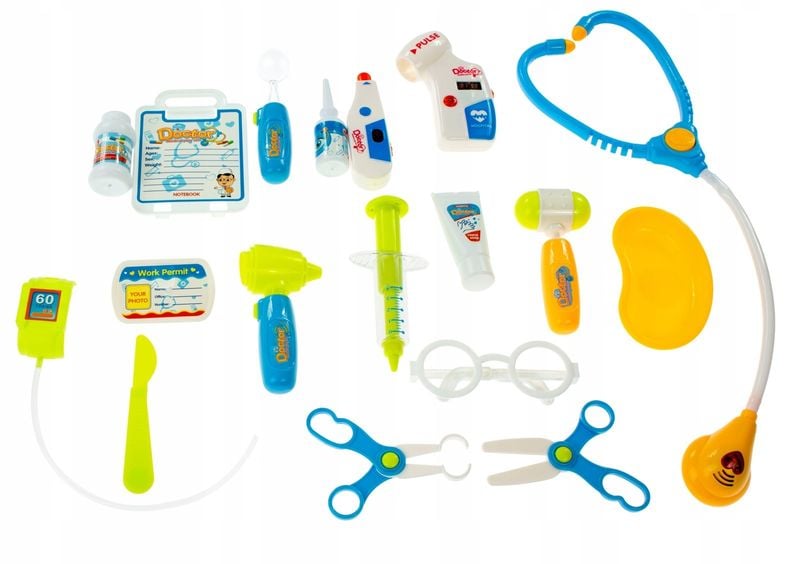 Wózek Lekarski Z Akcesoriami Czerwony zdjęcie 3