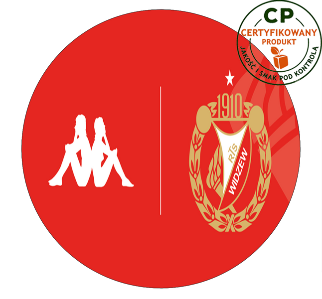 Opłatek na tort Widzew Łódź zdjęcie 1