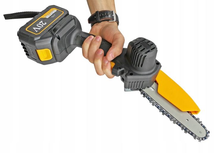 AKUMULATOROWA PILARKA PIŁA ŁAŃCUCHOWA 6 CALI 2x AKU 4 ŁAŃCUCHY 4 PROWADNICE zdjęcie 3