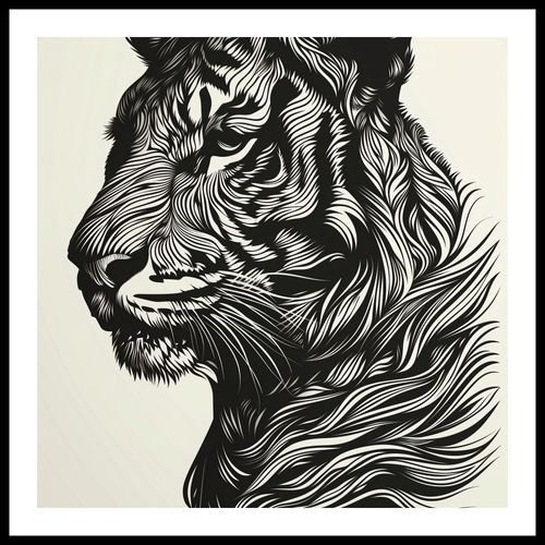 Plakat 50x50cm Tygrysi Gwizd na Arena.pl
