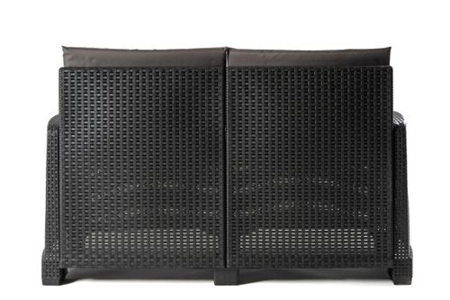 Zestaw Mebli Ogrodowych NAPOLI MIDI 8 Antracyt na Arena.pl