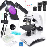 MIKROSKOP OPTYCZNY biologiczny Techrebal BioVision 2000x edukacyjny dodatki