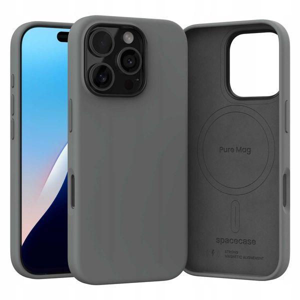 Spacecase Pure Mag Iphone 16 Pro Gray zdjęcie 10
