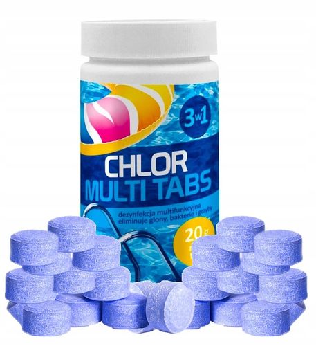 GAMIX MULTI TABLETKI 20G 3W1 CHLOR DO BASENU 1KG na Arena.pl