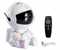 PROJEKTOR GWIAZD NIEBA LED LAMPKA NOCNA ASTRONAUTA
