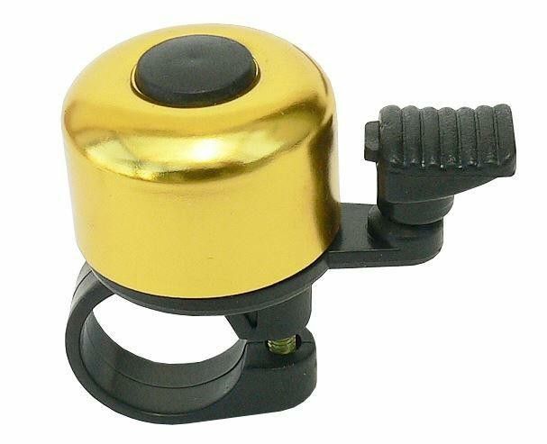 Dzwonek do roweru złoty zdjęcie 1