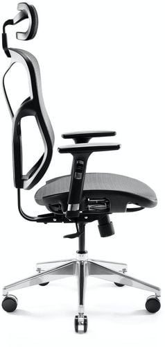 Fotel ergonomiczny Diablo Chairs V-Basic Czarno-szary na Arena.pl