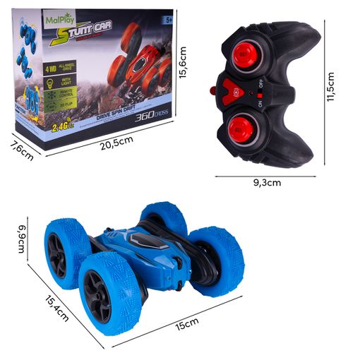 Samochód Twister 360 Zdalnie Sterowany Akrobata Kaskader Auto LED Pilot RC na Arena.pl