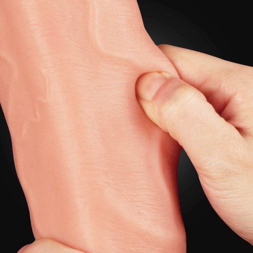 12"" dual layered platinum silicone cock na Arena.pl