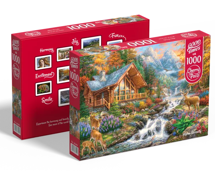 Puzzle 1000 elementów. Alpejski spokój 30400 zdjęcie 2