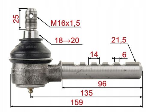 KOŃCÓWKA DRĄŻKA PRZEGUB KIEROWNICZY URSUS C-360 C360 KPL ZESTAW na Arena.pl