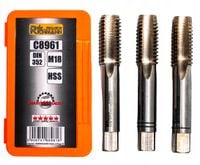 RICHMANN GWINTOWNIK HSS M18 DIN 352 WALIZKA ETUI ZESTAW 3 SZTUK C8961