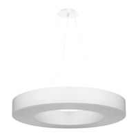 Żyrandol SATURNO SLIM 70 biały