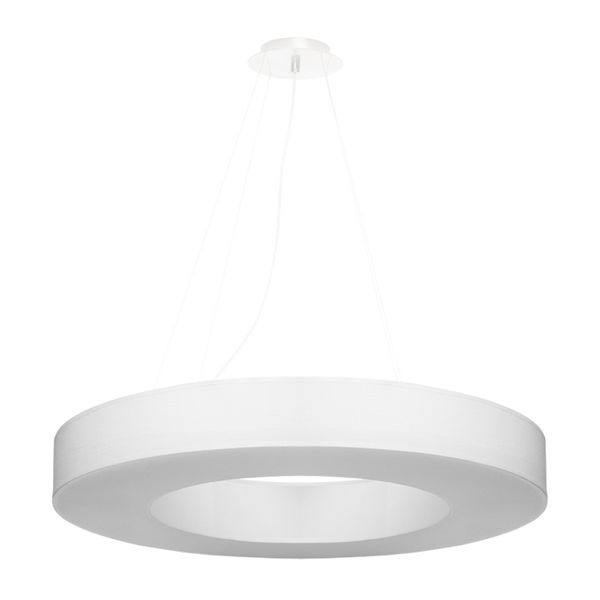 Żyrandol SATURNO SLIM 70 biały zdjęcie 1