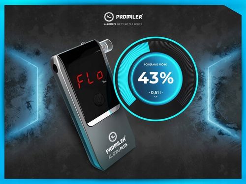 Alkomat PROMILER AL 8000 PLUS + 12 miesięcy kalibracji + ustniki na Arena.pl