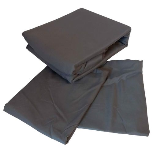 Komplet Pościeli Z Mikrofibry 200X200 Cm Szara na Arena.pl