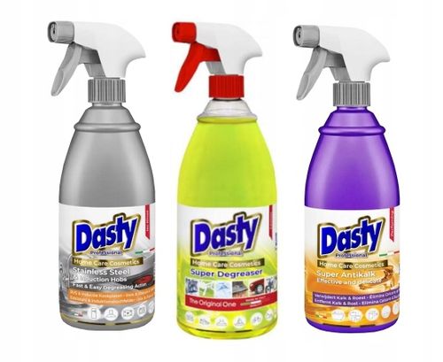 Dasty Zestaw Chemii Domowej Odkamieniacz 0,7 Odtłuszczacz 1L Do Indukcji na Arena.pl