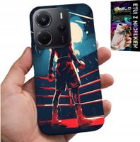 ETUI DO XIAOMI NOTE 14 4G - BOKS SPORTY WALKI BOKSERZY WZORY + SZKŁO