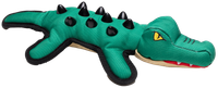 Pluszowa zabawka dla psa zielony krokodyl z piszczałką 39,2x18x7,8cm