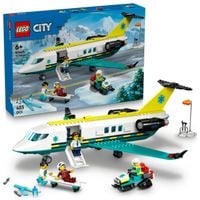 KLOCKI LEGO CITY 60465 SAMOLOT POGOTOWIA RATUNKOWEGO ZESTAW PREZENT