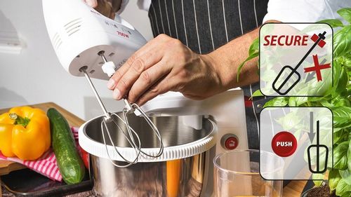 Mikser ręczny z misą biały MPM MMR-21Z na Arena.pl