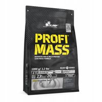 OLIMP PROFI MASS 1000g FOLIA ZIP BULK BIAŁKO BCAA WITAMINY MCT wanilia