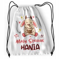 Plecak Sportowy Szkolny Dla Hani Córki Dziecka Z Nadrukiem Ze Zdjęciem