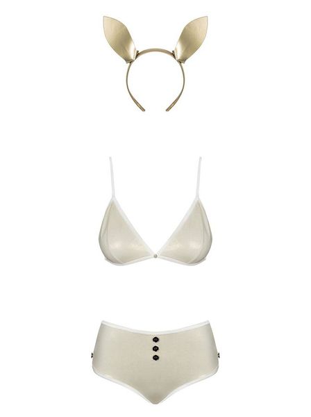 Przebranie Seksownego Króliczka - Bunny Set Neo Goldes L/XL zdjęcie 5