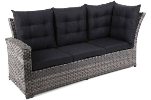 Narożnik technorattanowy Sorrento Grey / Grey na Arena.pl