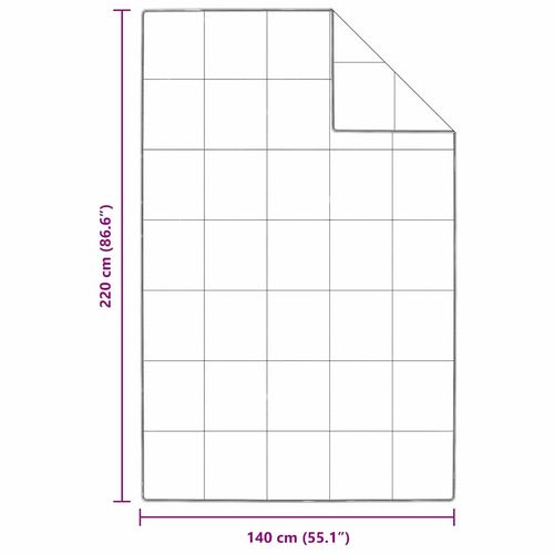 Zimowa Kołdra Biały 140 x 220 cm Puch na Arena.pl