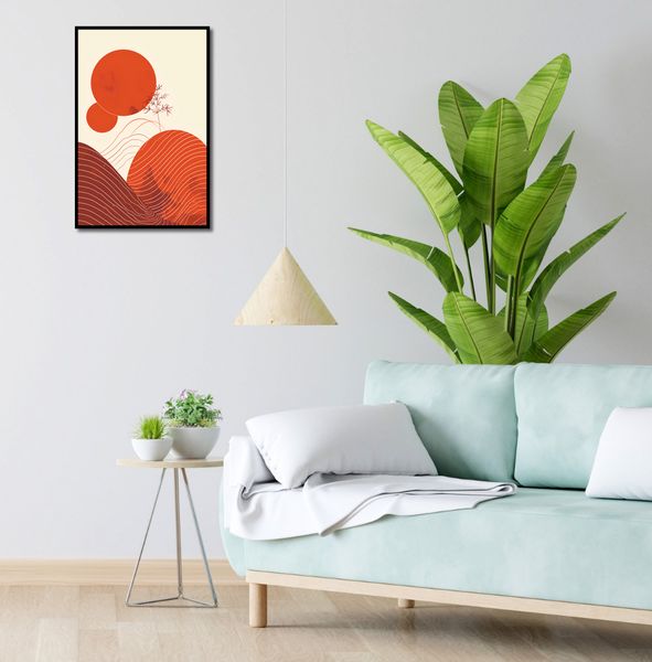 Plakat 40x60cm Ciepło Czerwieni zdjęcie 4