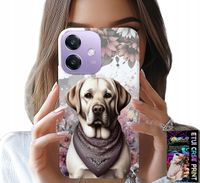 ETUI DO OPPO A60 5G - PIESEK PIESKI HUSKY PSIE WZORY + SZKŁO