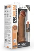 Dr. Skin Silicone Dr. Phillips 8.5 Inch Thrusting Dildo Tan