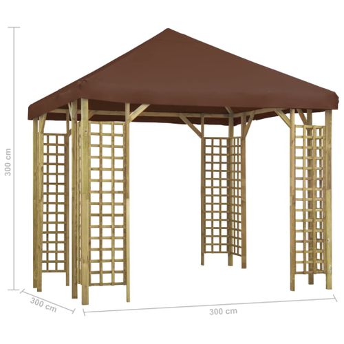Altana, 3X3 M, Brązowa na Arena.pl