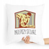 Poduszka Prezent Dla Stolarza,Najlepszego Stolarza Z Nadrukiem Ze Zdjęciem