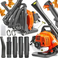 DMUCHAWA SPALINOWA OGRODOWA PLECAKOWA DO ZDMUCHIWANIA LIŚCI ŚNIEGU