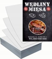 Ulotki A5 reklamowe firmowe 5000szt wiele wzorów do wyboru WĘDLINY