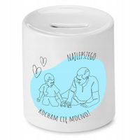 Skarbonka Dla Taty Najlepszego Kocham Cię Tato Z Nadrukiem Ze Zdjęciem