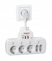 Rozdzielacz Listwa Wielofunkcyjna 5xAC 3xUSB PD20W QC18 4000W Ineox LZW-5UW