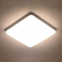 LAMPA ŁAZIENKOWA SUFITOWA LAMPA PLAFON LED BIAŁY NOWOCZESNA 4500K IP40
