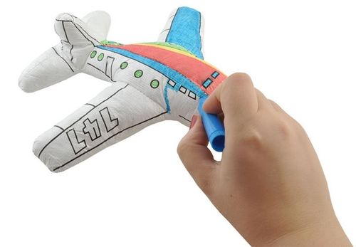 Maskotka do malowania - samolot na Arena.pl